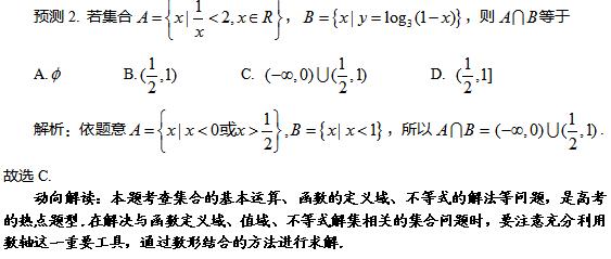 2014年上海高考必考数学知识点_上海高考数学