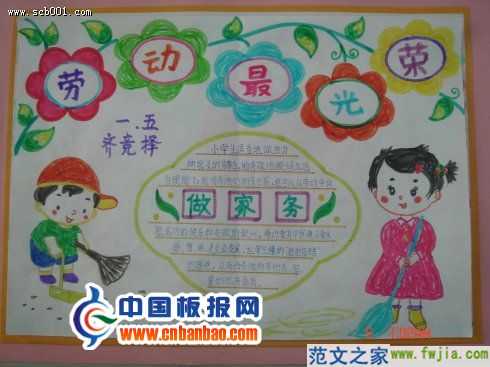 关于热爱劳动手抄报