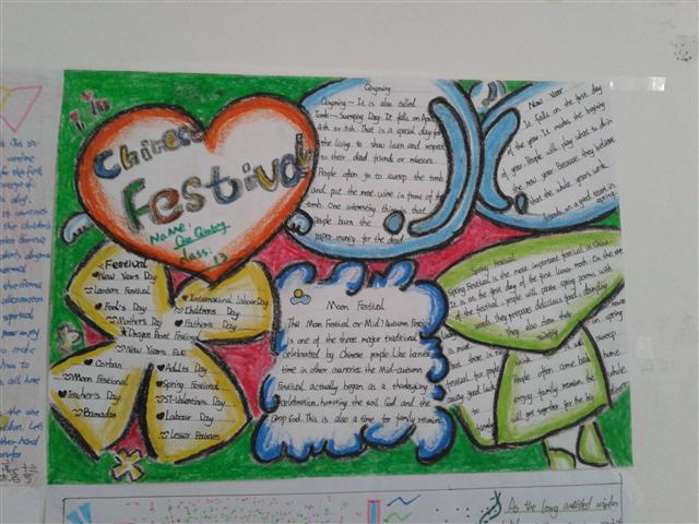 重阳节的英语手抄报精选