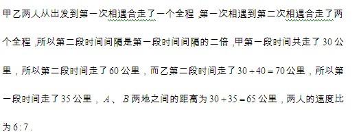 高难度小升初奥数题:路程问题