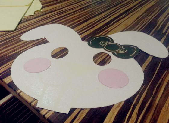 万圣节面具制作之小兔子_万圣节