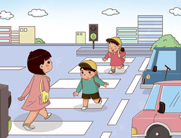 小学生道路交通安全知识:步行行走须知_安全教育