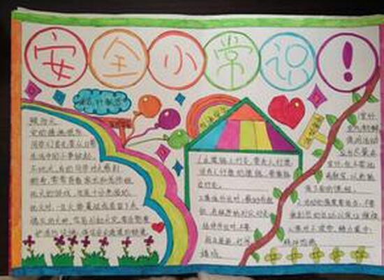 安全小常识手抄报2015_小学生手抄报