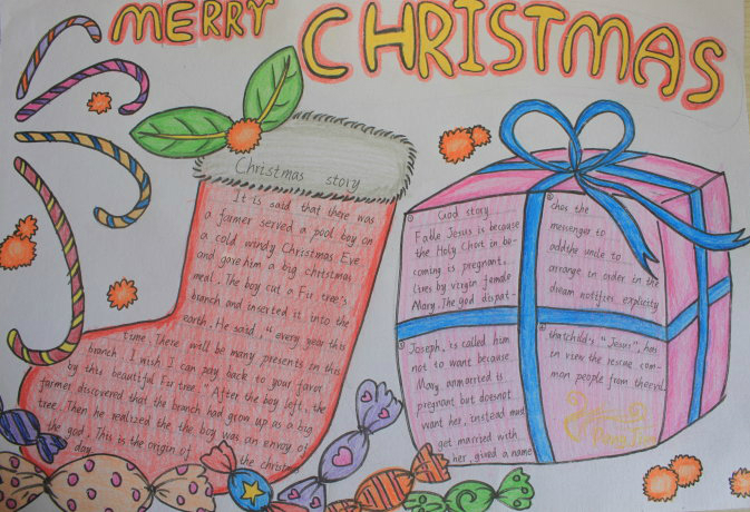 圣诞节手抄报英语诗歌素材:christmas story