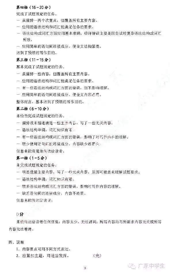 2016广州高考二模英语参考答案_高考英语模拟题