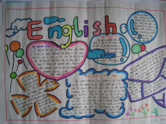 初中英语手抄报一等奖