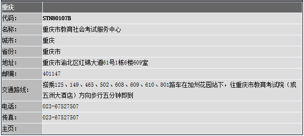 2016年GRE考试重庆考点_报考指南_精品学习