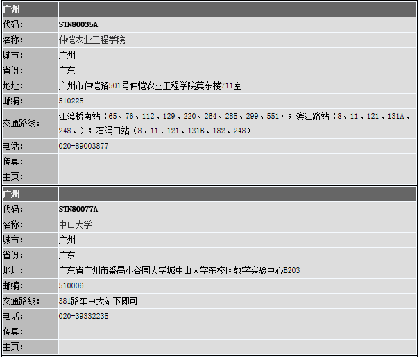 广东广州GRE考试考点(2016)_报考指南_精品