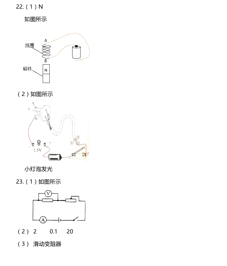 2017年广州中考物理试卷答案解析(图片版)